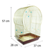 Клітка для птахів JOYPET латунь 37х28х57 A3129GL A3129GL фото 2