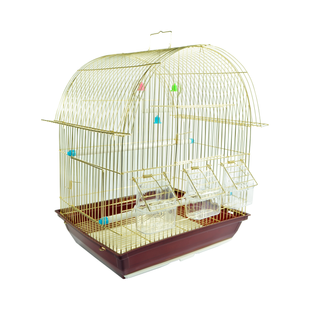 Klatka dla ptak&oacute;w JOYPET mosiądz 37x28x46 cm A3110-2GL