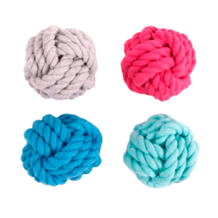 Zabawka TM JoyPet dla ps&oacute;w sznurkowa piłka 8&times;8 cm